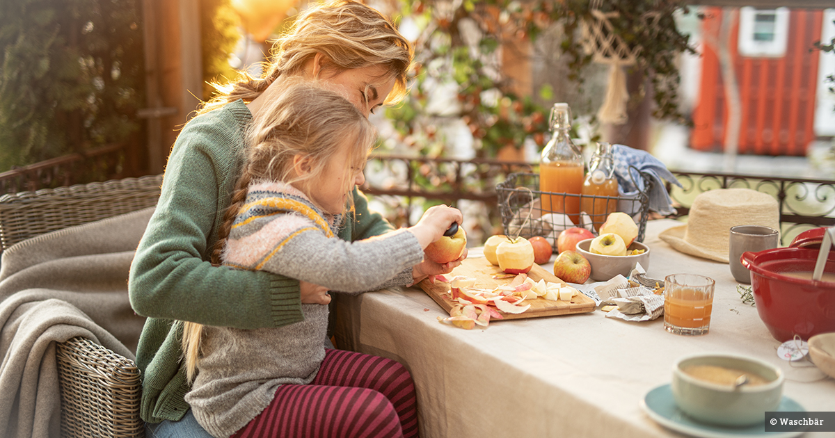 Saisonkalender für Kinder Tipps und Bastelanleitung